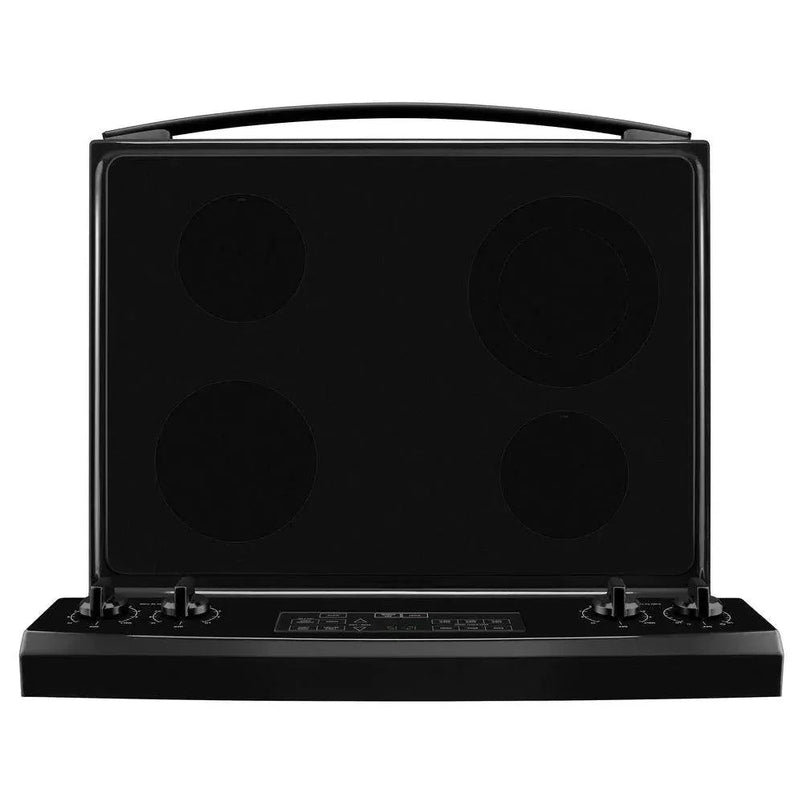 4.8 Cu. Ft. Electric Range in Stainless Steel Black