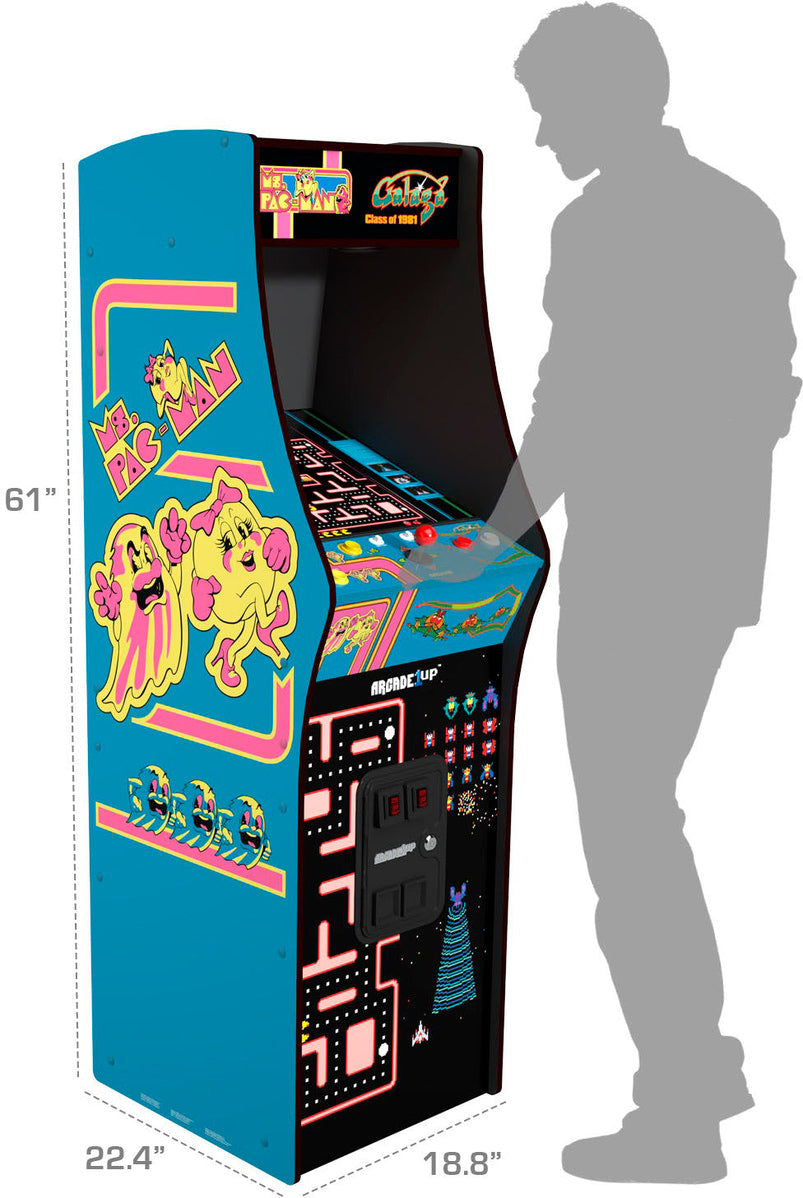 Arcade1Up Class of 81 Ft Deluxe Arcade Game, Blue, Retro Gaming Console