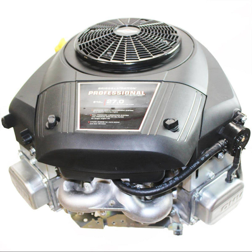 27HP Vertical Engine with 1 in x3-5/32 in Shaft, Electric Start, 16 Amp, Fuel Pump, Oil Filter, Cast Iron Sleeve