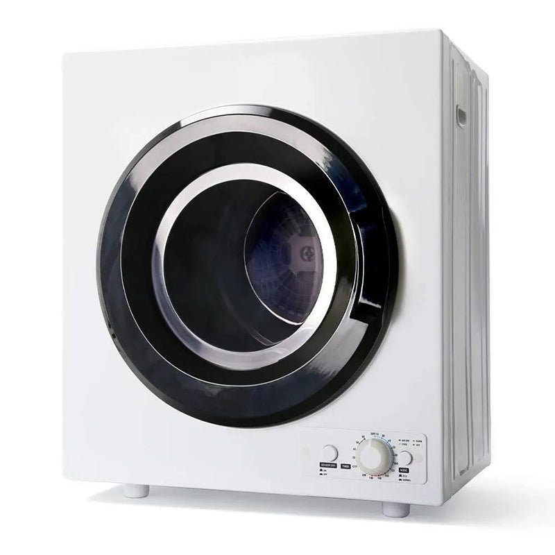 3.5 Cu. Ft. Portable Dryer, White Black
