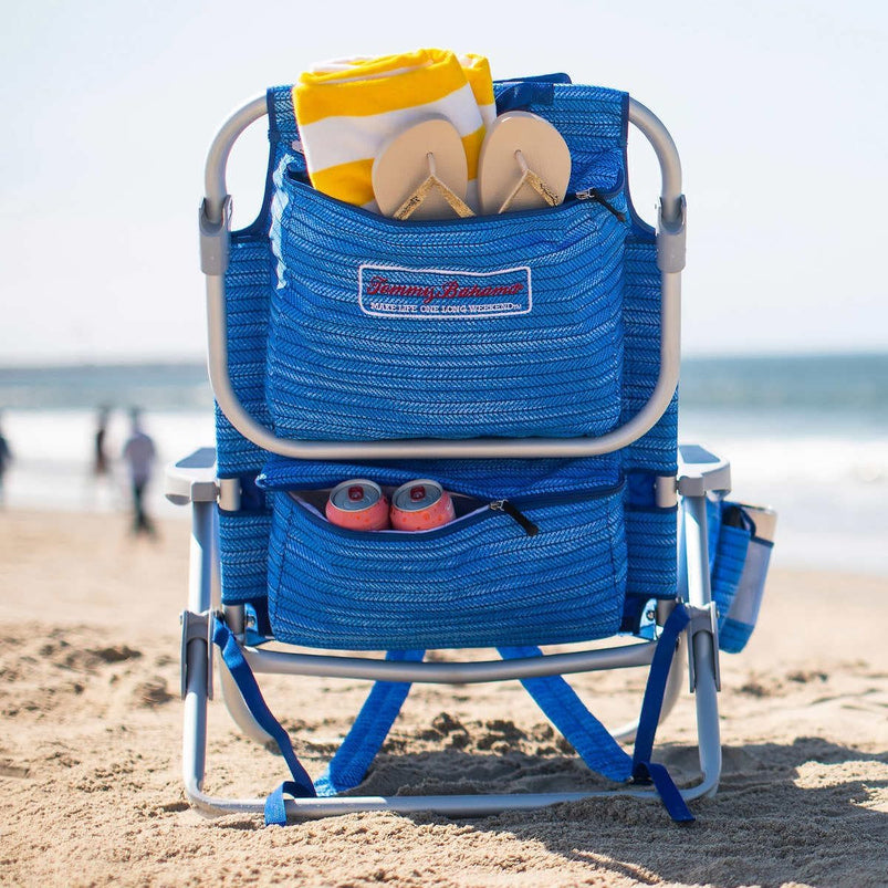 Backpack Beach Chair 2 Pack Sailfish and Palms, Aluminum, Multicolor
