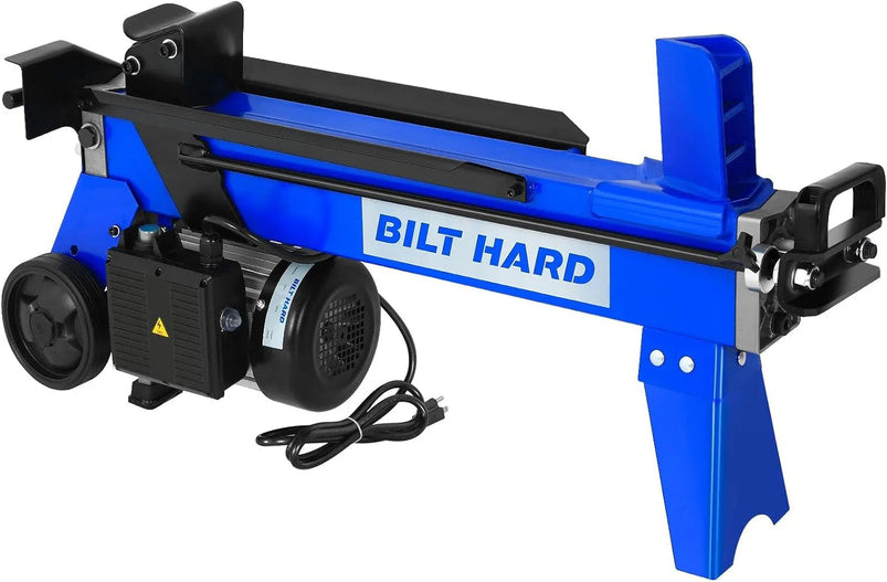 Bilt Hard Log Splitter 6.5 Ton, Wood Splitter Electric Powered 15Amp with Hydraulic RAM