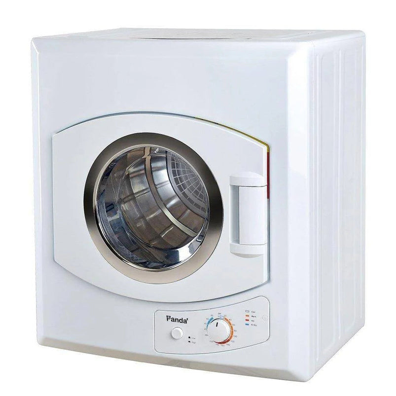 3.75 Cu. Ft. Compact Electric Laundry Dryer Portable Clothes Dryer with Easy Controls, White