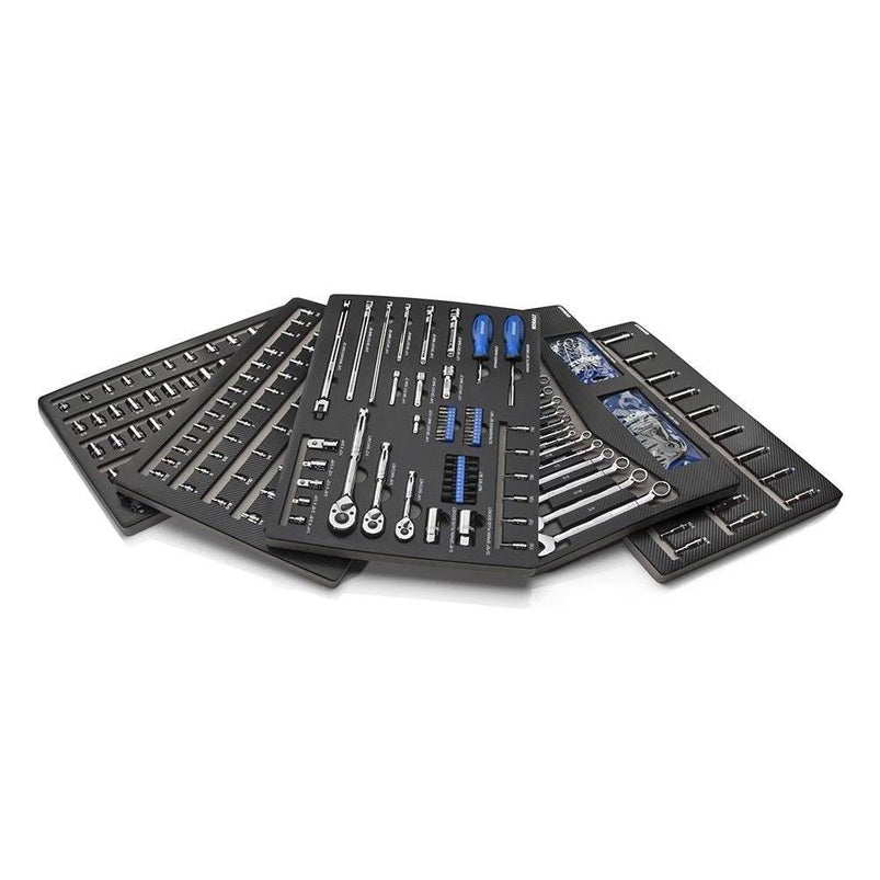 300-Piece Standard SAE and Metric Polished Chrome Mechanic's Tool Set