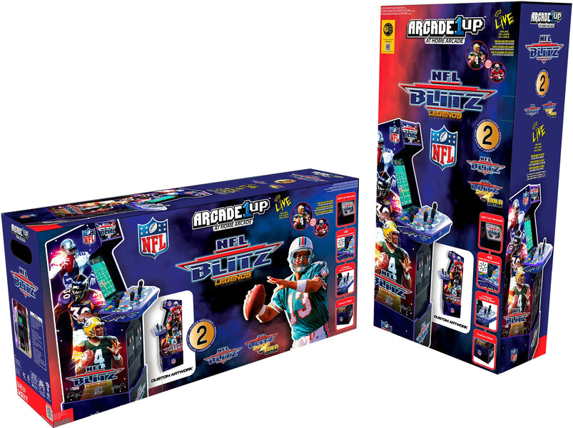 Arcade1Up, Nfl Blitz Arcade with Riser and Lit Marquee, Multi