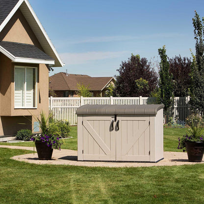 Lifetime Horizontal Storage Shed 75 Cubic Feet, 60170