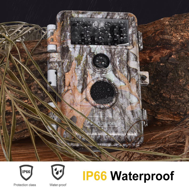 5-Pack Game and Deer Trail Cameras 16MP 1920x1080P Video Hunting Wildlife Cams Time Lapse with Night Vision