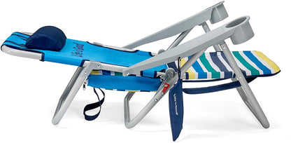 Ake Blue Beach Chair, Short