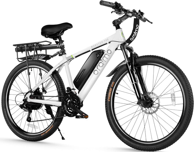 Adult Electric Bike, 350W BAFANG Motor 500W Peak, 4A 3H Fast Charging, 468Wh Li-Ion Battery, 21 Speed Gears, Air Saddle