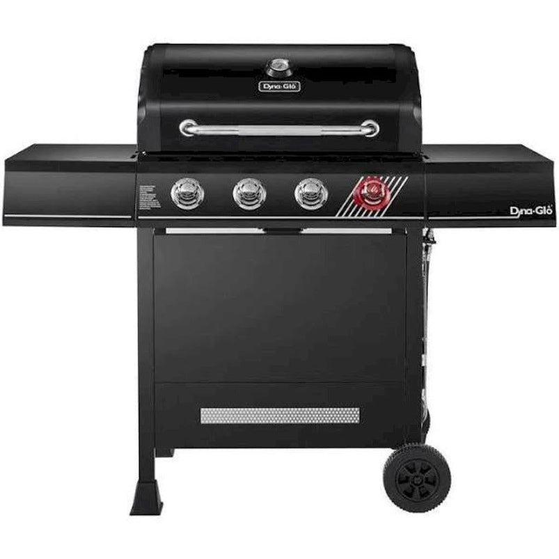 4-Burner Propane Gas Grill in Matte Black with Searplus Sear Burner