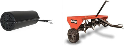 Agri-Fab 45-0604 18" x 48" Tow Behind Poly Lawn Roller 550 Lbs Weight with Water, Poly Drum and Steel Frame