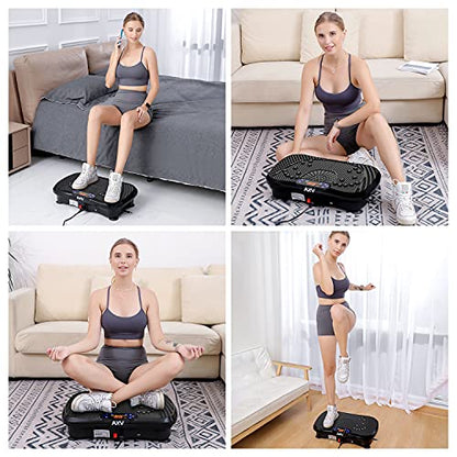 Axv Vibration Plate Exercise Machine Whole Body Workout Vibrate Fitness Platform Machine