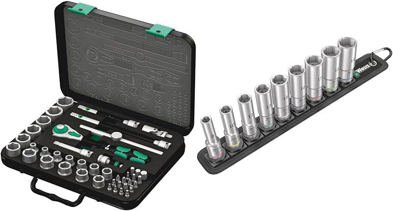 5003594001 8100 Sb 2 Zyklop 3/8" Metric Ratchet Set Piece of 43