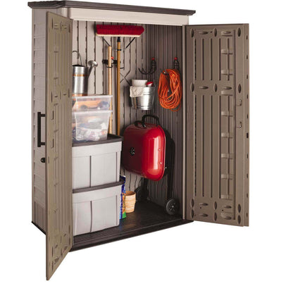 Rubbermaid Outdoor Storage Shed, 52 Cu. Ft, Weather-Resistant, Lockable Doors