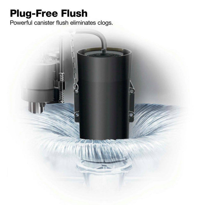 Extra Tall Highline Arc Complete Solution 2-Piece 1.28 Gpf Single Flush Elongated Toilet in White Seat Included 78305-0