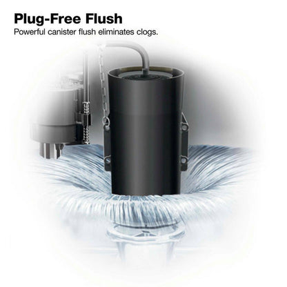 Extra Tall Highline Arc Complete Solution 2-Piece 1.28 Gpf Single Flush Elongated Toilet in White Seat Included 78305-0