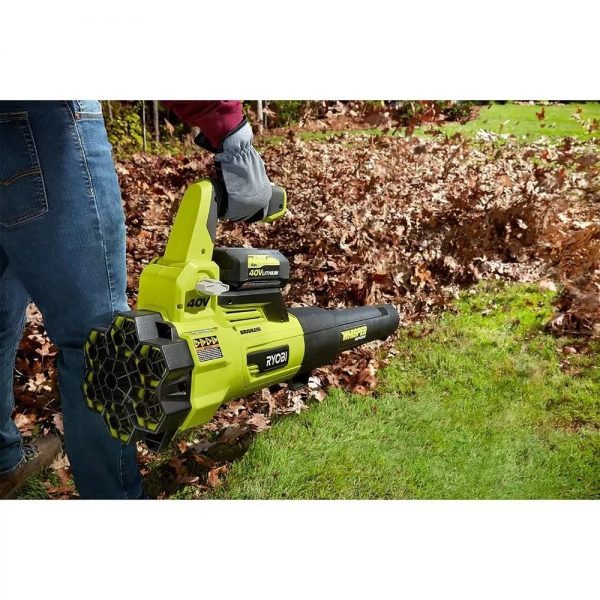 40V Brushless 20 In. Walk Behind Self Propelled Mower String Trimmer Leaf Blower with 2 Batteries and 2 Chargers