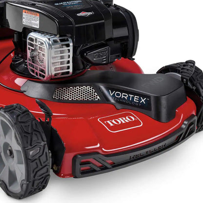 Toro 21442 22 In. Recycler Briggs and Stratton High Wheel Fwd Gas Walk Behind Self Propelled Lawn Mower with Super Bagger