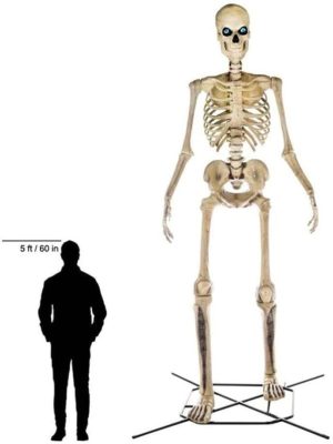 Home Accents 12 Ft. Giant-Sized Skeleton with LifeEyes NO250058, 2025