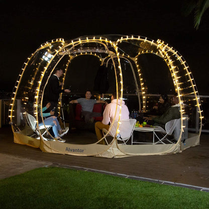 Alvantor Bubble Tent Pop up Gazebo, 8-10 Person Igloo Dome Garden Patio Canopy Shelter