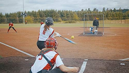 Jugs Mvp Combo Pitching Machine Adjustable up to 60 MPH, for Baseball and Softball, Ideal for Pitching-Machine Leagues