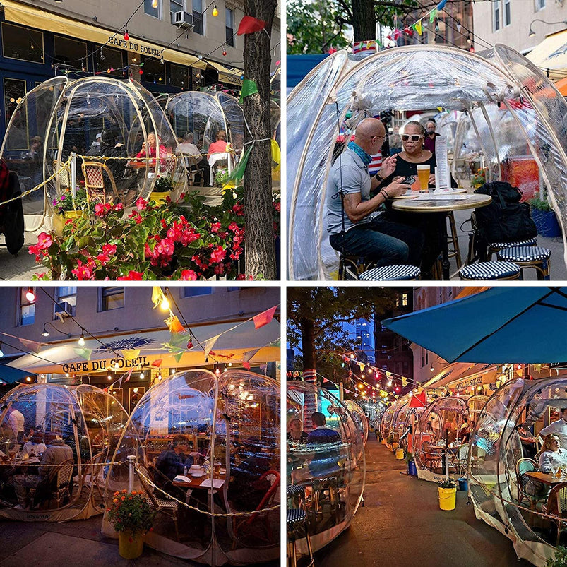 Alvantor Bubble Tent Pop up Gazebo, 8-10 Person Igloo Dome Garden Patio Canopy Shelter