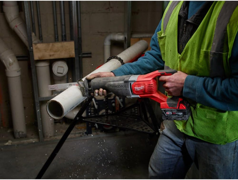 2621-20 M18 18V Lithium Ion Cordless Sawzall 3, 000RPM Reciprocating Saw with Quik Lok Blade Clamp and All Metal Gearbox Bare Tool