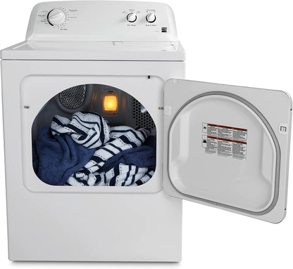 29 in Front Load Electric Dryer with Wrinkle Guard and 7.0 Cubic Ft. Total Capacity, White