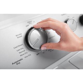 7.0 Cu. Ft. Electric Dryer, AutoDry System, Wrinkle Shieldtm, White