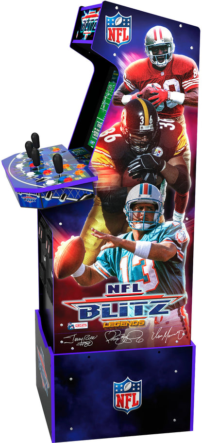 Arcade1Up, Nfl Blitz Arcade with Riser and Lit Marquee, Multi
