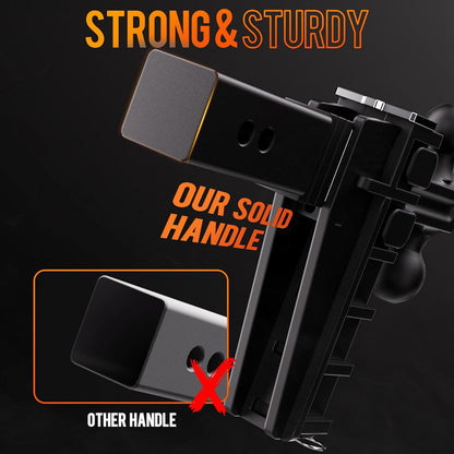 Adjustable Trailer Hitch Fits 2-Inch Receiver