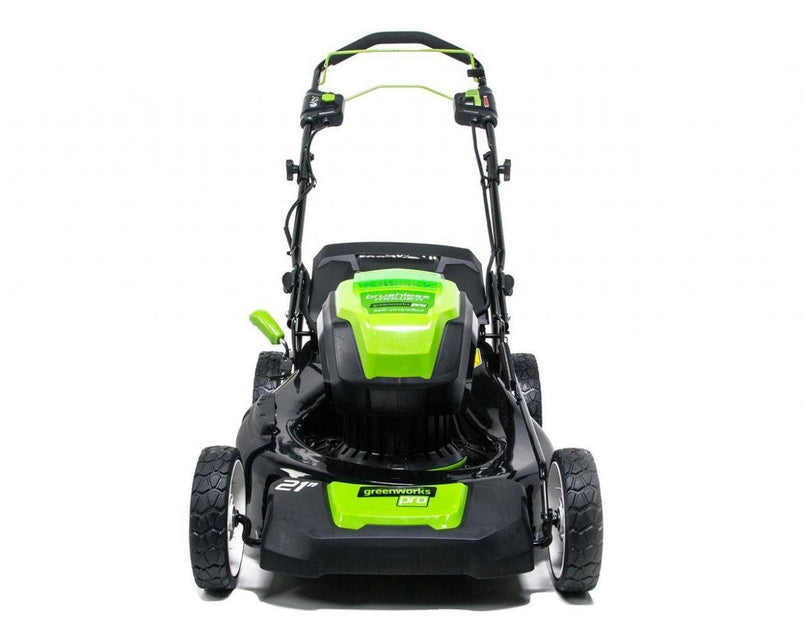 80V Cordless 21 in Self-Propelled Brushless Lawn Mower, Greenworks
