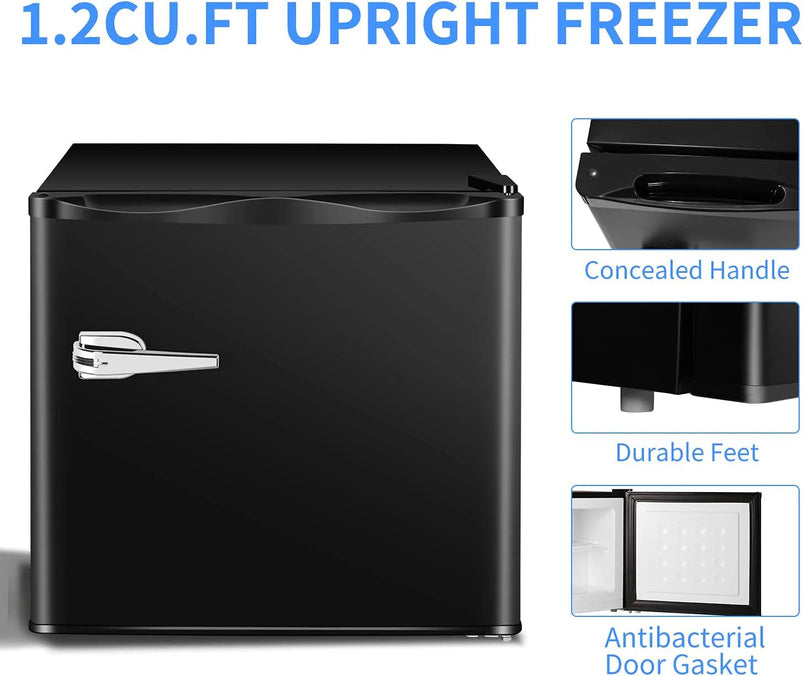 Antarctic Star Mini Upright Freezer -1.2 Cu. Ft