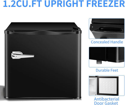 Antarctic Star Mini Upright Freezer -1.2 Cu. Ft
