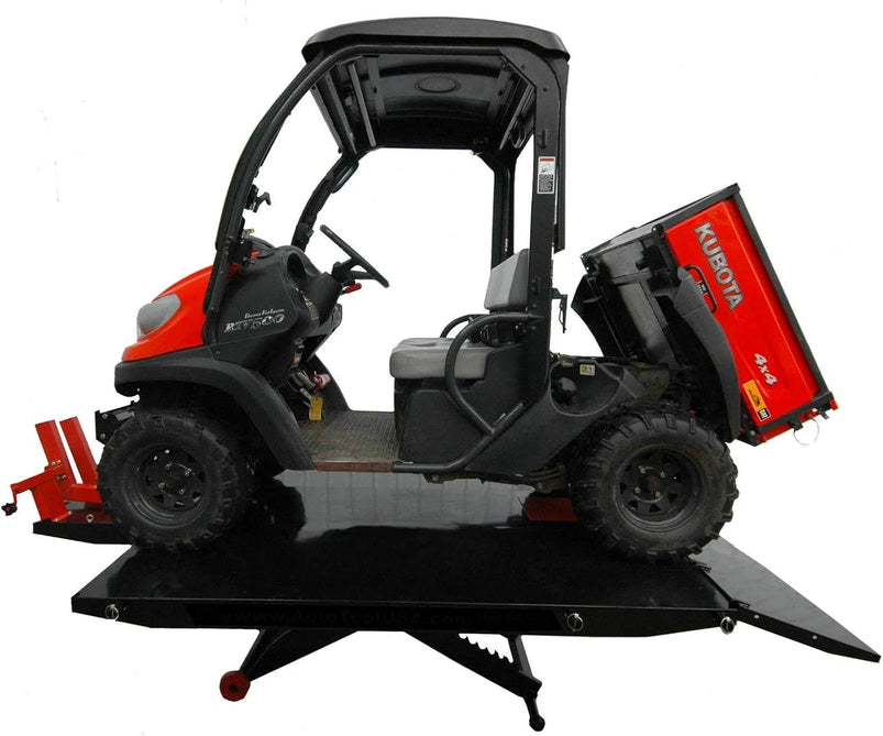 Apluslift MT1500X 1500LB Air-Operated Motorcycle and ATV Lift Table, 48" Wide with Side Extensions, 2-Year Warranty