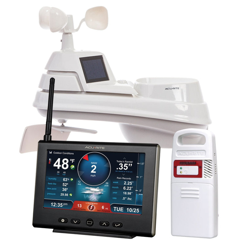 Acurite 01024M Pro Weather Station with HD Display, Lightning Detector, Rain, Wind, Temperature and Humidity
