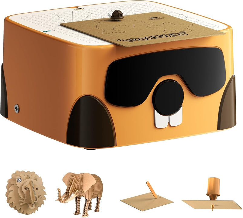 Beaverbot Kids Cardboard Cutter Stem Craft Kit, Ages 3 Plus