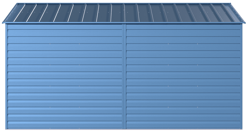 Arrow Select Steel Storage Shed, 10x14, Blue Grey