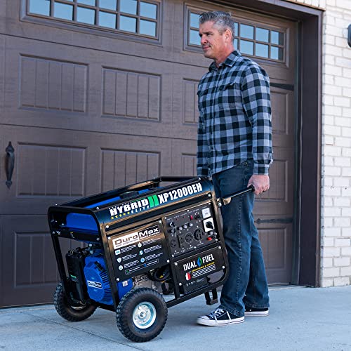 XP12000EH Dual Fuel Generator, 12, 000W Gas/Propane, 457cc 4-Stroke Engine, EPA/Carb Compliant