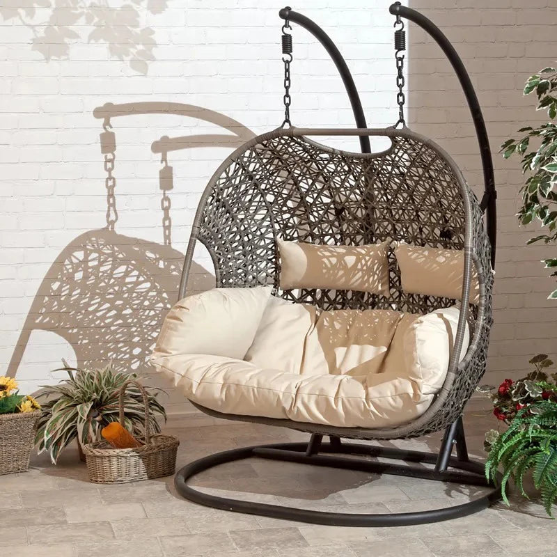 Patio Wicker Swing Chair, 2025
