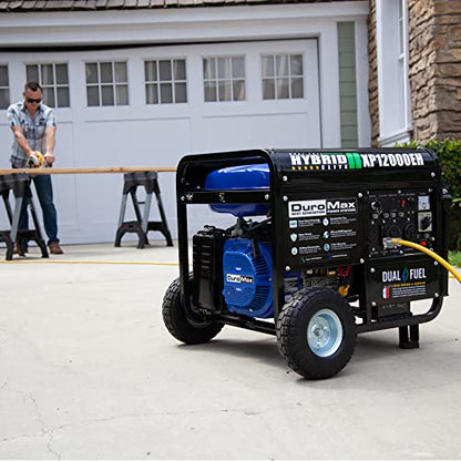 XP12000EH Dual Fuel Generator, 12, 000W Gas/Propane, 457cc 4-Stroke Engine, EPA/Carb Compliant