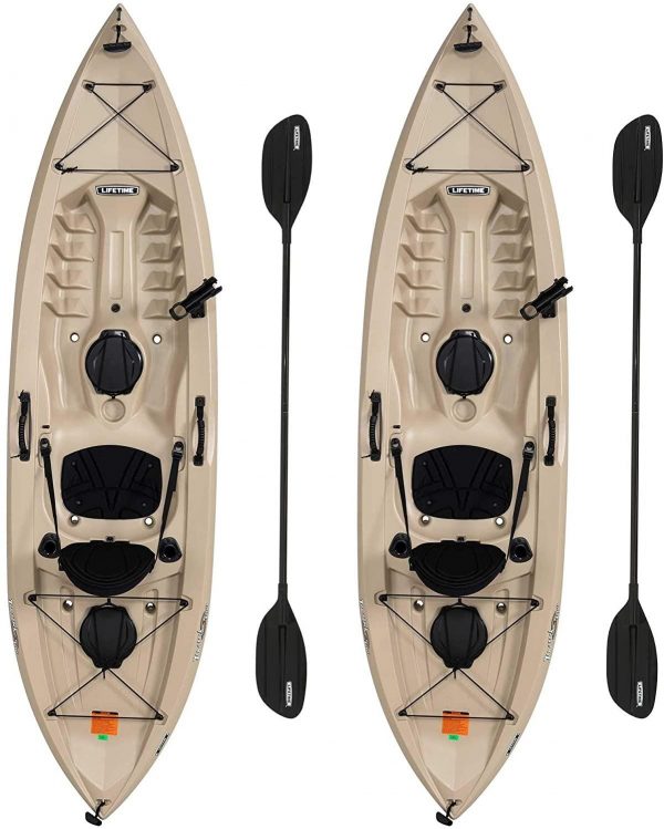 Lifetime 90806 Tamarack Angler 100 Fishing Kayak C 2 Pack Paddles Included