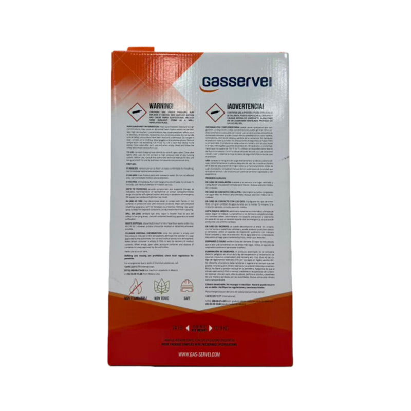 24LB Gasservei Gs R404A R-404A Freon Refrigerant Gas
