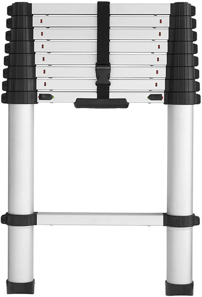 20313T1ASE SmartClose Telescoping Aluminum Ladder with Pinch-Free, Soft-Close Locking Mechanism 300-Pound Capacity