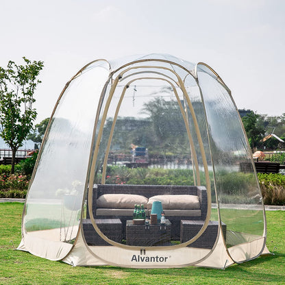 Alvantor Bubble Tent Pop up Gazebo, 8-10 Person Igloo Dome Garden Patio Canopy Shelter