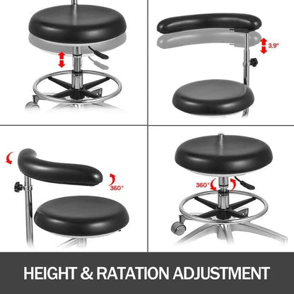 Medical Dental Stool Dental Assistant Stool Chair Height Adjustable Doctor Chair
