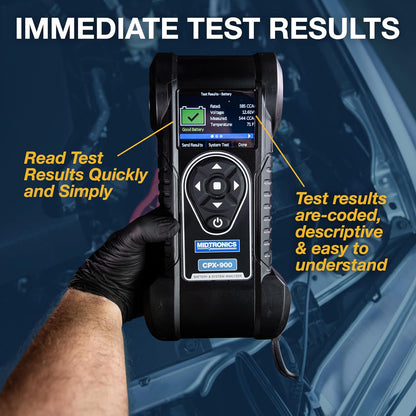 6V and 12V Automotive Battery and Electrical System Analyzer Using Conductance Profiling-Cpx-900-Identify Batteries with Low Reserve Capacity