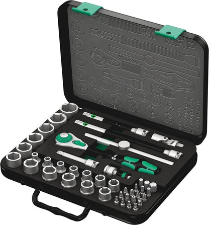 5003594001 8100 Sb 2 Zyklop 3/8" Metric Ratchet Set Piece of 43
