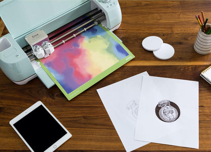 9x9 with Infusible Ink Sheets and Pens, Coasters and 20x16 Heat Mat Bundle, Beginner Diy Project Kit for Home Decor Projects and Custom Apparel