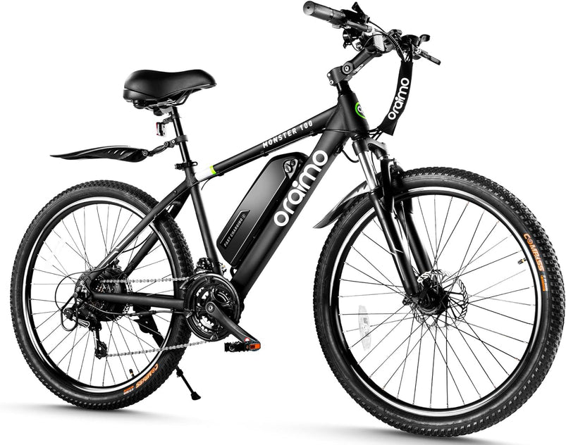 Adult Electric Bike, 350W BAFANG Motor 500W Peak, 4A 3H Fast Charging, 468Wh Li-Ion Battery, 21 Speed Gears, Air Saddle